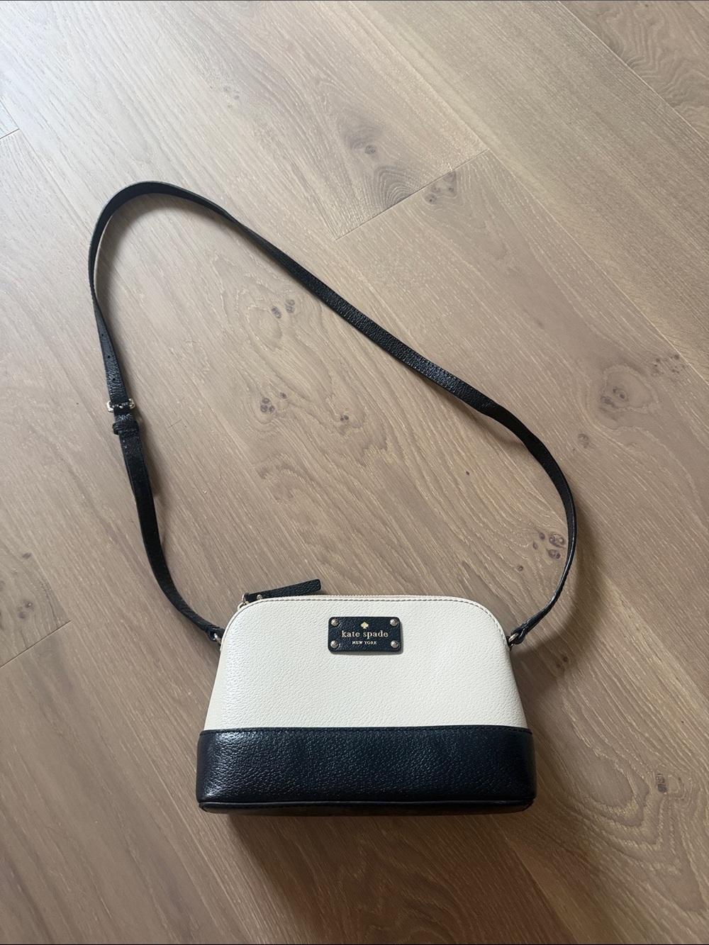kate spade Two-Tone Black and White Crossbody Bag
